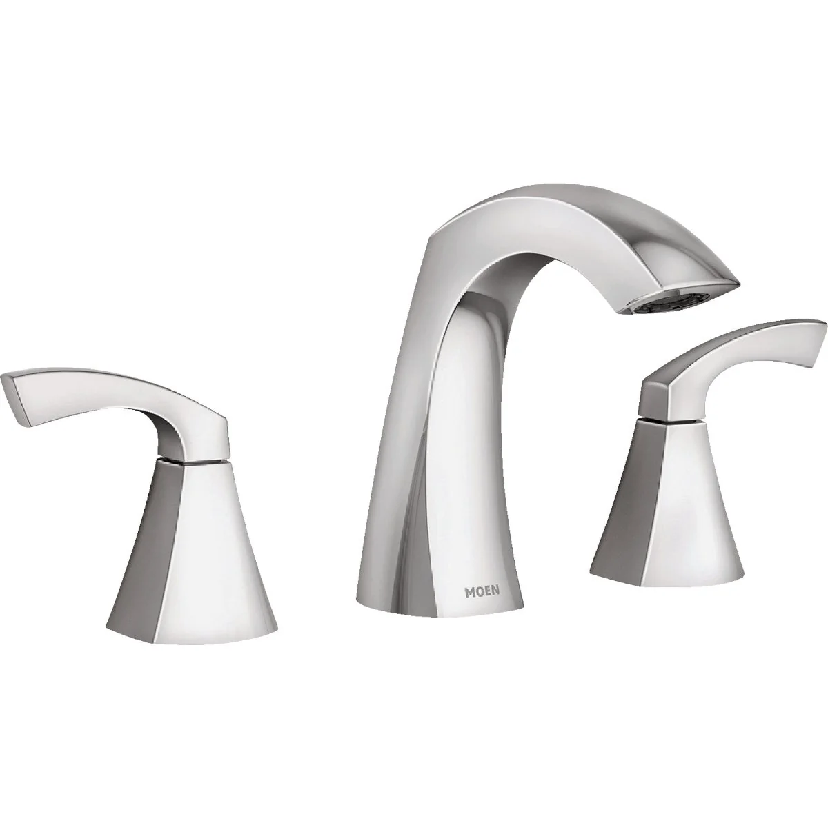 Functional Moen Lindor 2-Handle Lever Widespread Bathroom Faucet Chrome Innovative