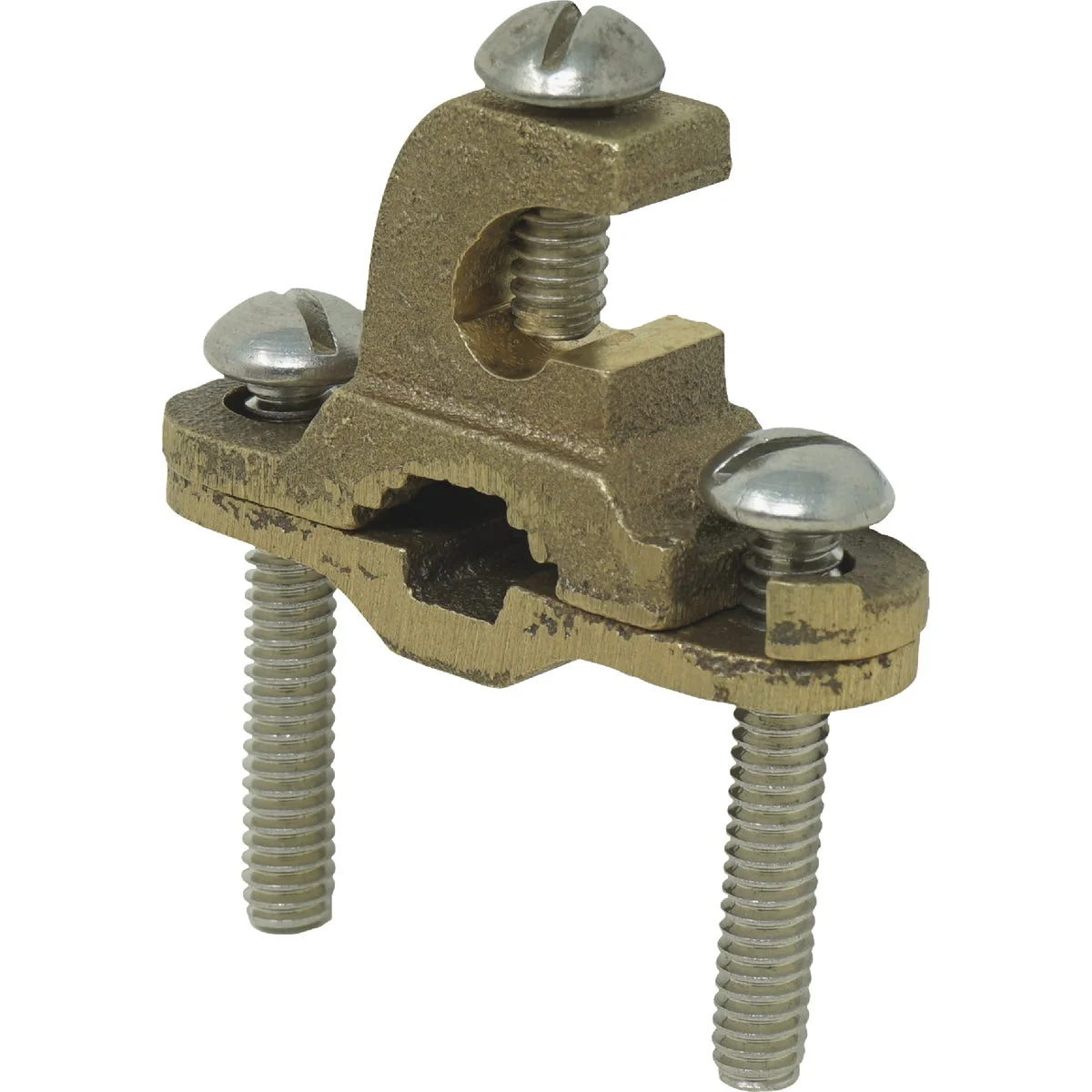 User-Friendly Southwire Bronze Ground Clamp with Integrated Lay-In Lug Relaxed