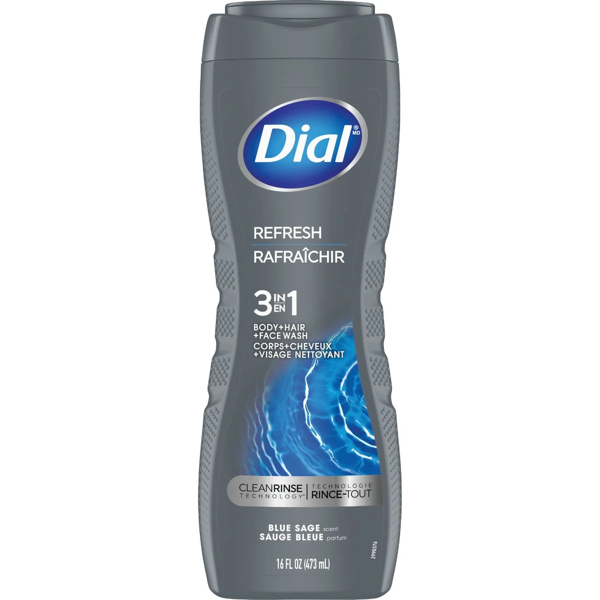 Artisan Dial Men 16 Oz. Hydro Fresh 3-In-1 Body Hair Face Wash Innovative