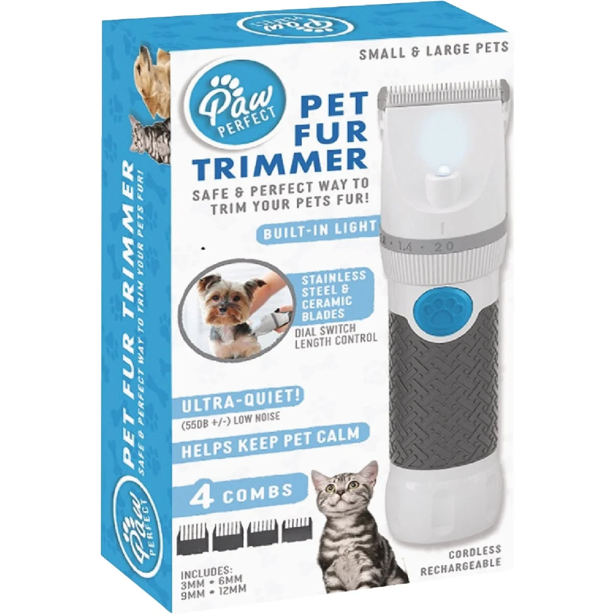 Effective Bell Howell Paw Pet Fur Trimmer Premium
