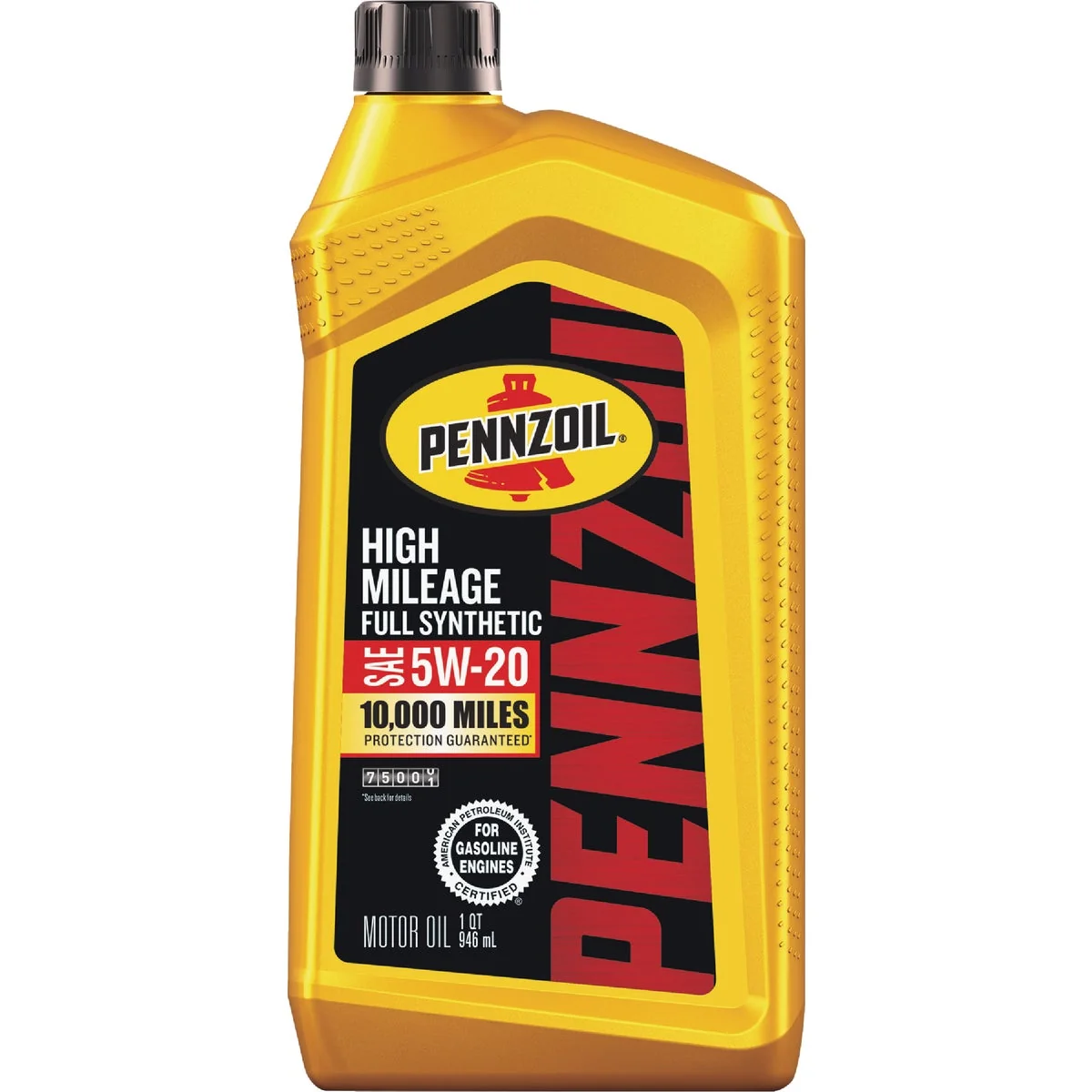 Smooth Pennzoil 5W20 1 Qt. Full Synthetic High Mileage Motor Oil Convenient
