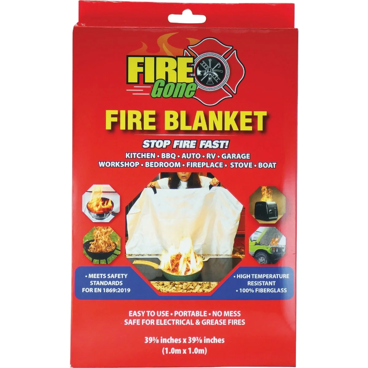 Casual Fire Gone Fire Blanket Certified