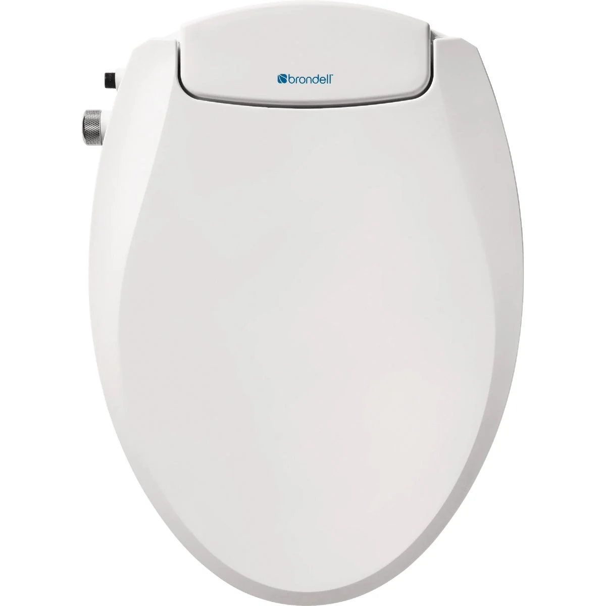 Trendy Brondell EcoSeat Elongated White Bidet Seat with Adjustable Pressure Enhanced