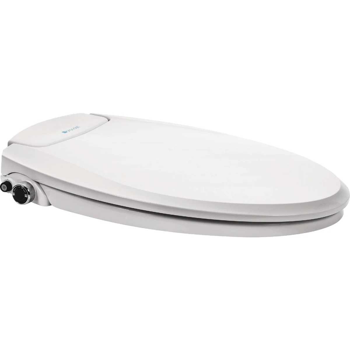 Outstanding Brondell EcoSeat Round White Bidet Seat with Adjustable Pressure Effective