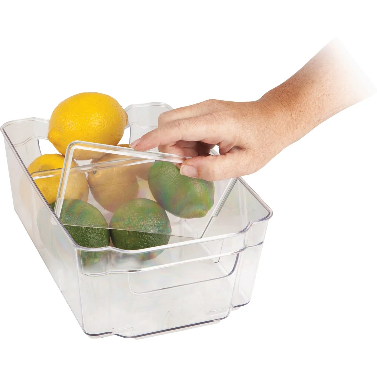 Certified Dial Industries Clear-ly Organized Kitchen Bin w Dividers Eco-Friendly