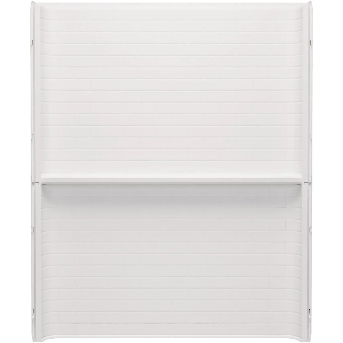 Authentic Sterling Traverse 60 In. x 72.25 In. Alcove Shower Back Wall White Secure