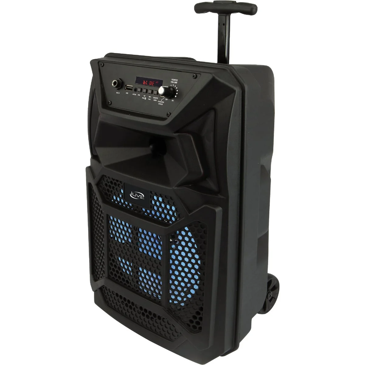 Clean iLive Portable Wireless Bluetooth Tailgate Party Speaker Minimalist