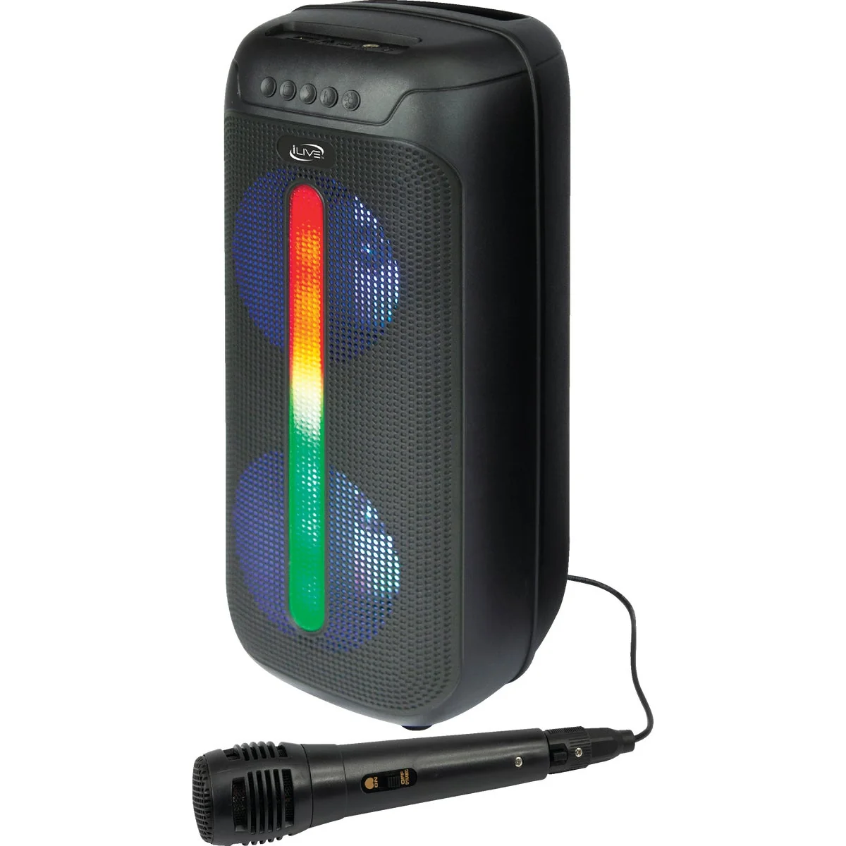 Fashionable iLive Wireless Party Speaker with Color Changing Effects Solid