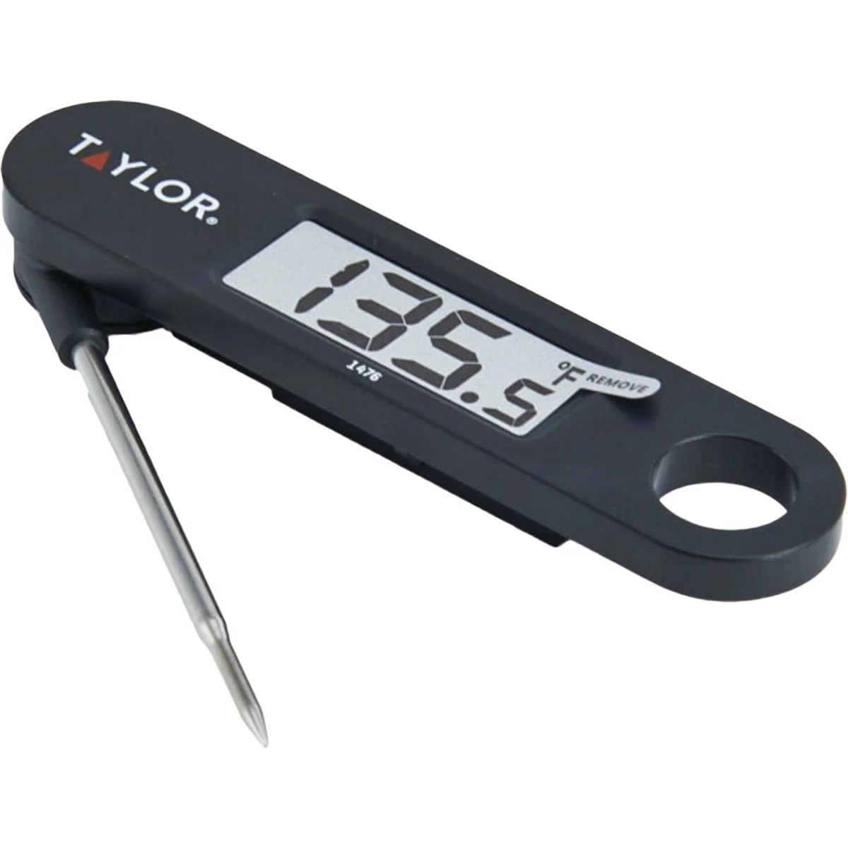 Powerful Taylor Black Digital Folding Probe Cooking Thermometer Luxury