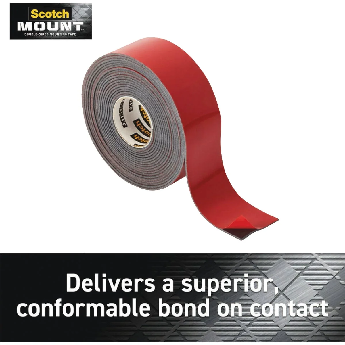 Comfortable Scotch Mount 1 In. x 125 In. Extreme Double-Sided Mounting Tape Relaxed