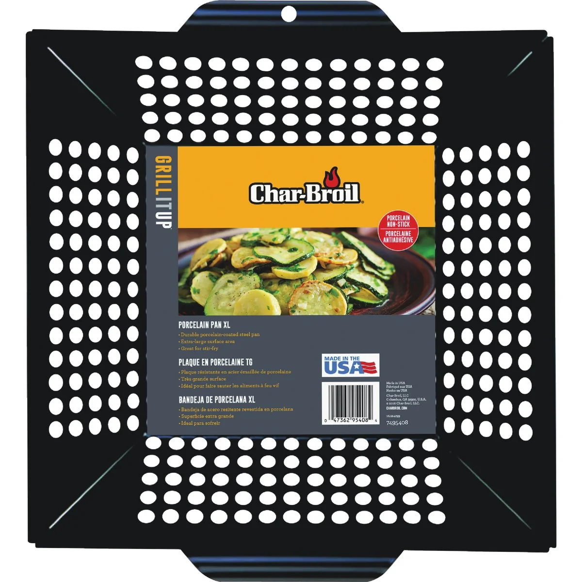 Functional Char-Broil 13 In. XL Porcelain Grill Pan Premium