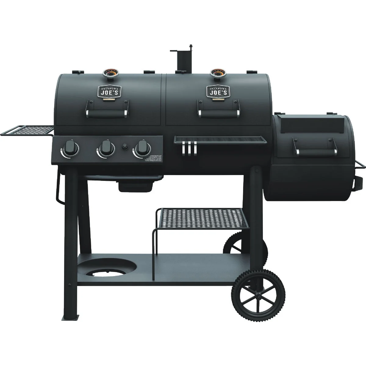 Enhanced Oklahoma Joe's Canyon Combo Charcoal Gas Smoker Grill Official
