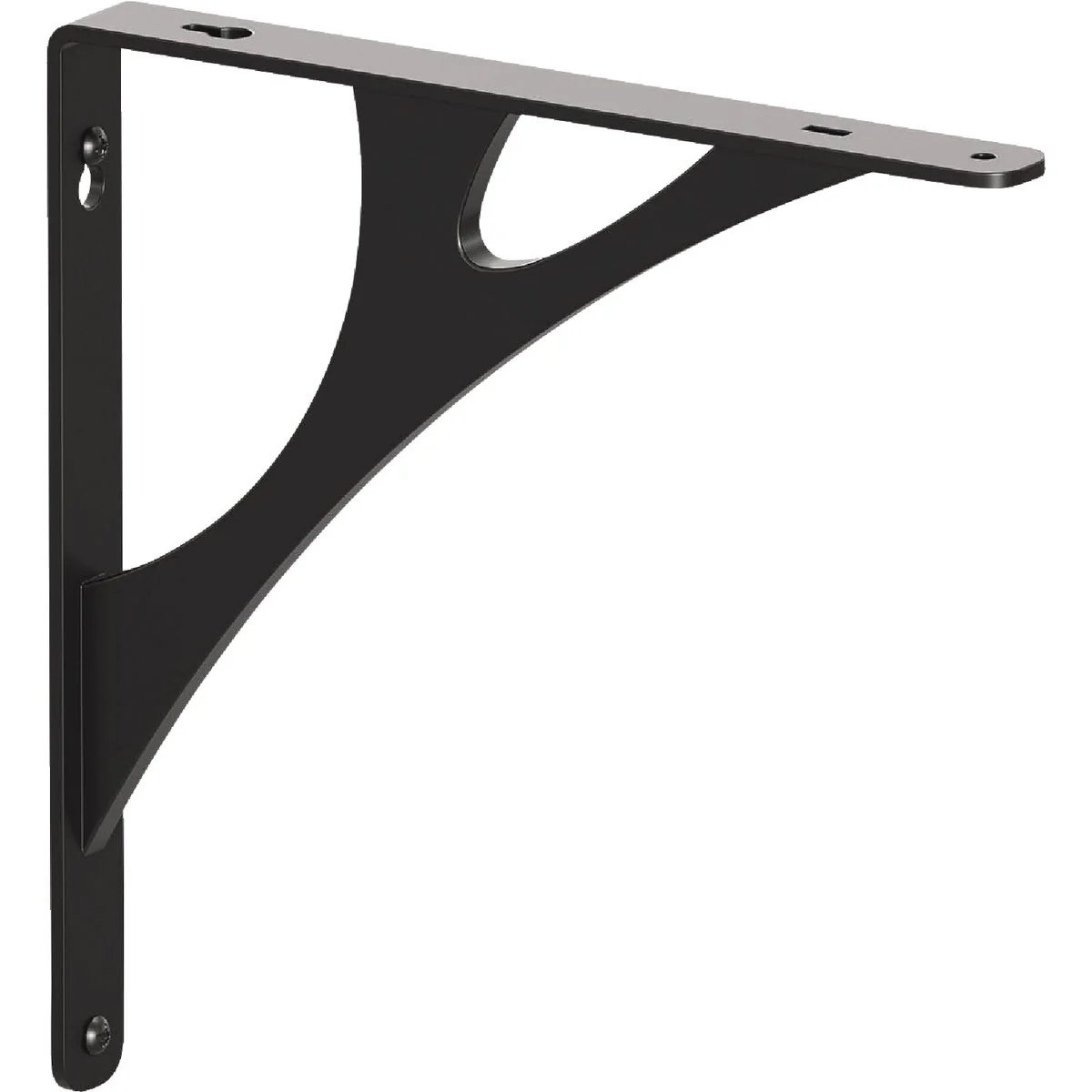 High-End Knape Vogt Manhattan 8 In. Black Decorative Bracket Sophisticated