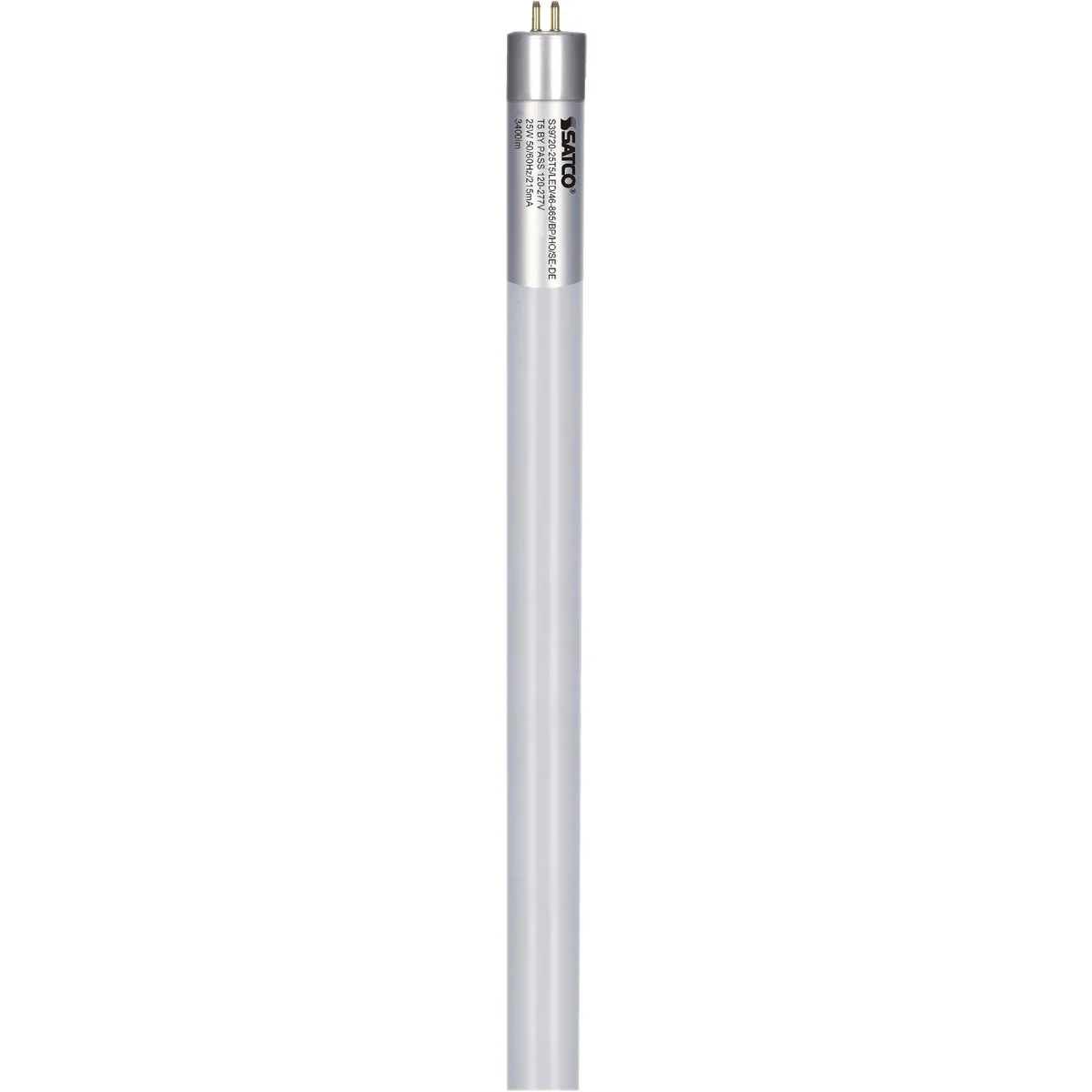 Organic Satco 54W Equivalent 48 In. Daylight T5 Bi-Pin Ballast Bypass LED Tube Light Bulb Trusted