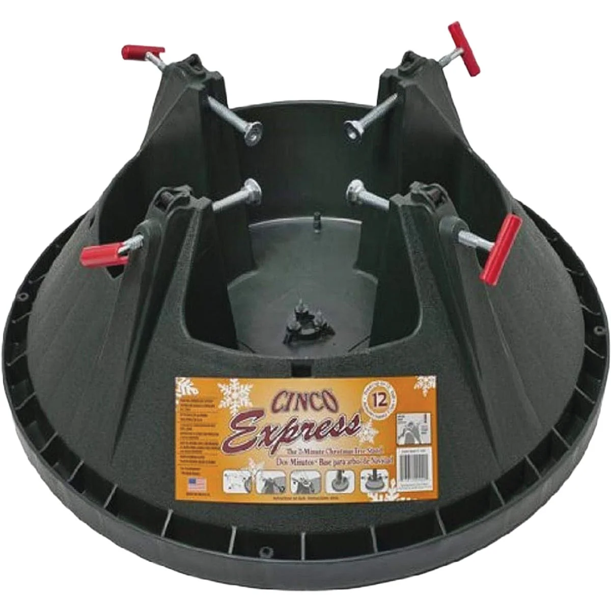 Powerful Cinco Express 12 Ft. Live Christmas Tree Stand Green