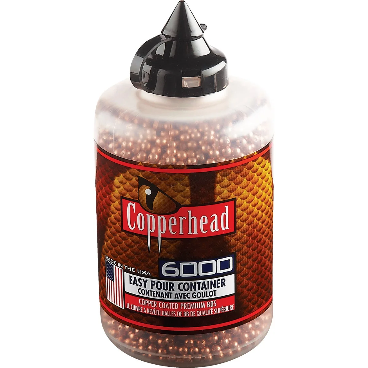 Durable Crosman Copperhead .177 Cal. Steel BB Ammunition 6000-Pack Effective