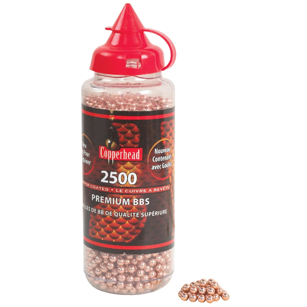 Advanced Crosman Copperhead .177 Cal. Steel BB Ammunition 2500-Pack Modern