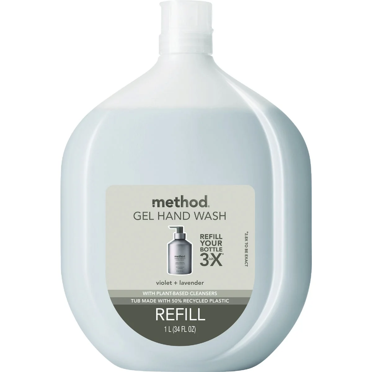 Elite Method 34 Oz. Violet Lavender Gel Hand Wash Refill Next-Generation