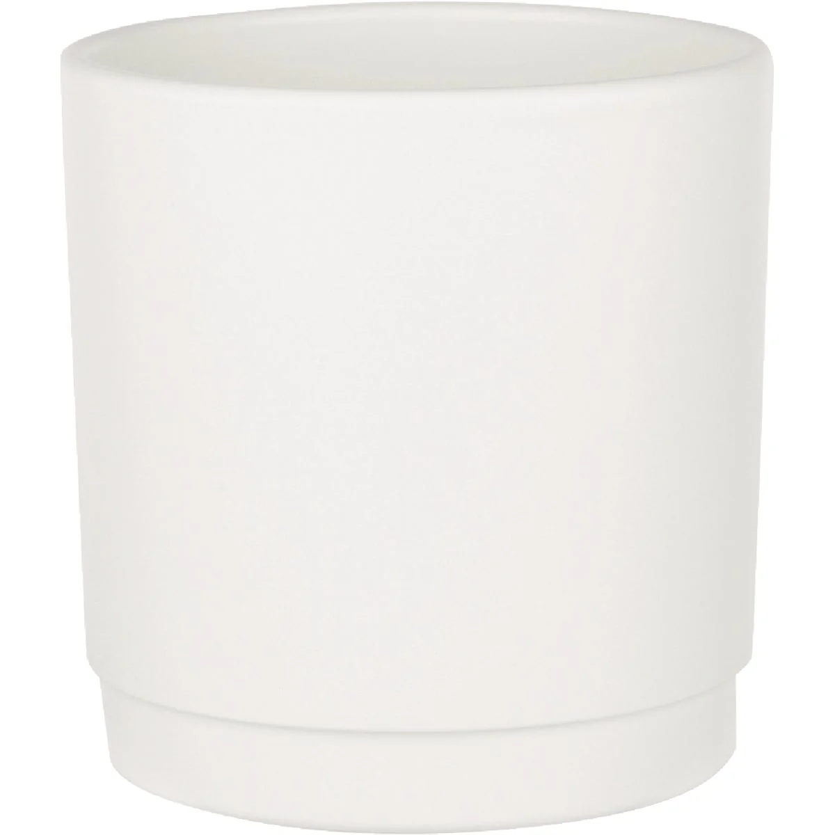 Powerful Syndicate Home and Garden 4.72 In. x 3.93 In. Vanilla Ceramic Charleston Planter Contemporary