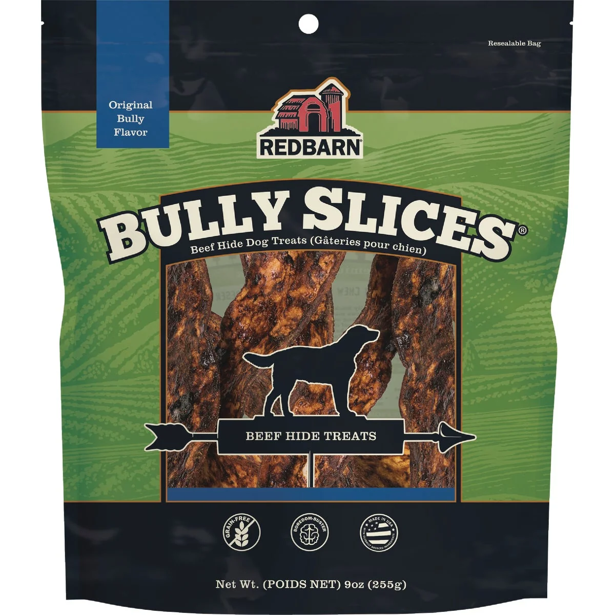 Functional Redbarn Bully Slices 9 Oz. Beef Hide Dog Treat Contemporary