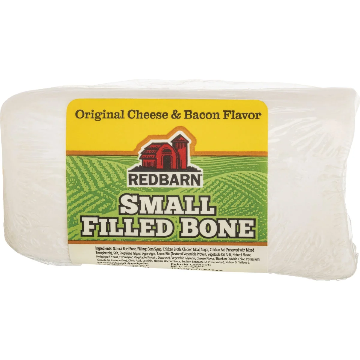 Relaxed Redbarn Small Cheese Bacon Flavor Filled Beef Bone Dog Treat High-End