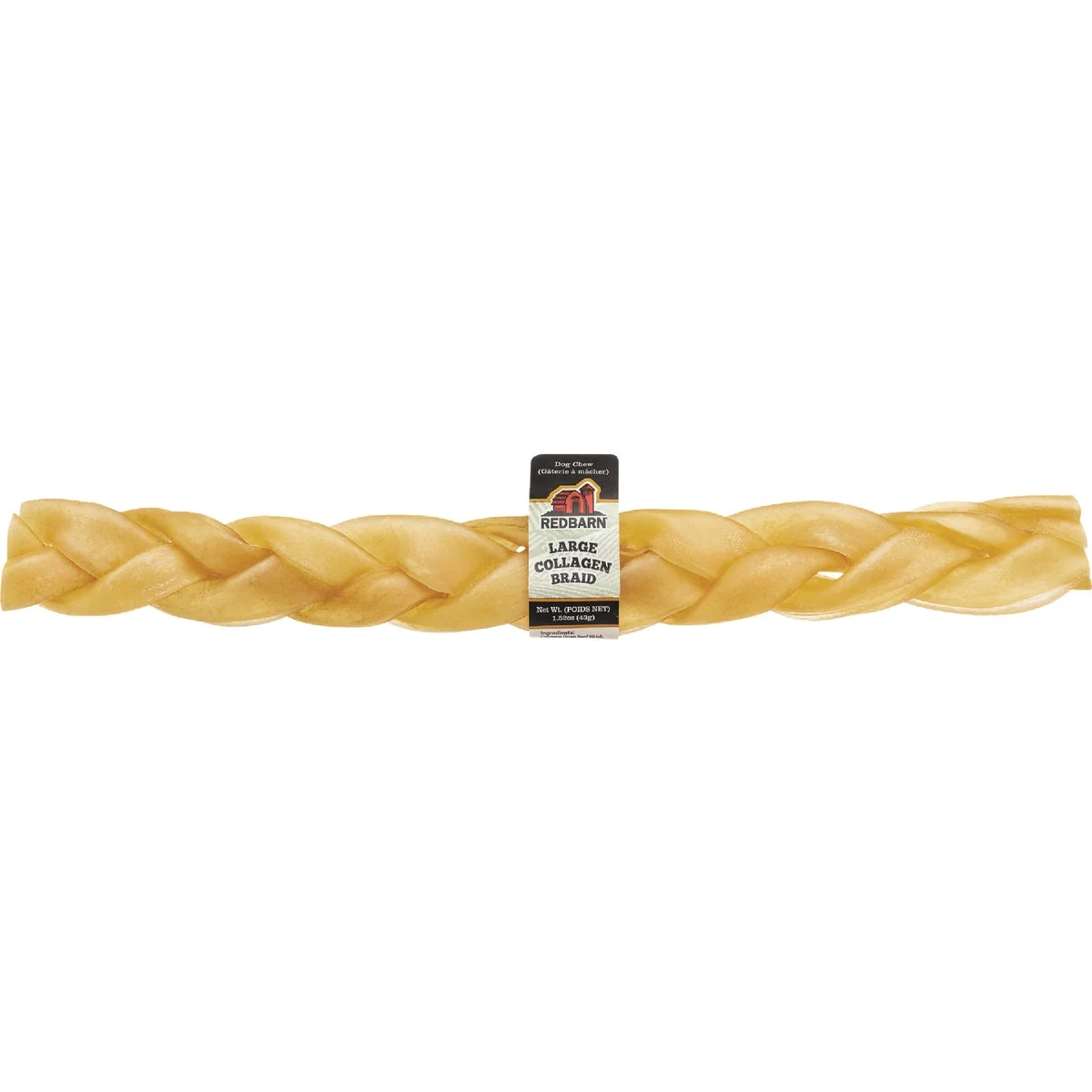 Elegant Redbarn Large Collagen Braid Dog Treat Functional