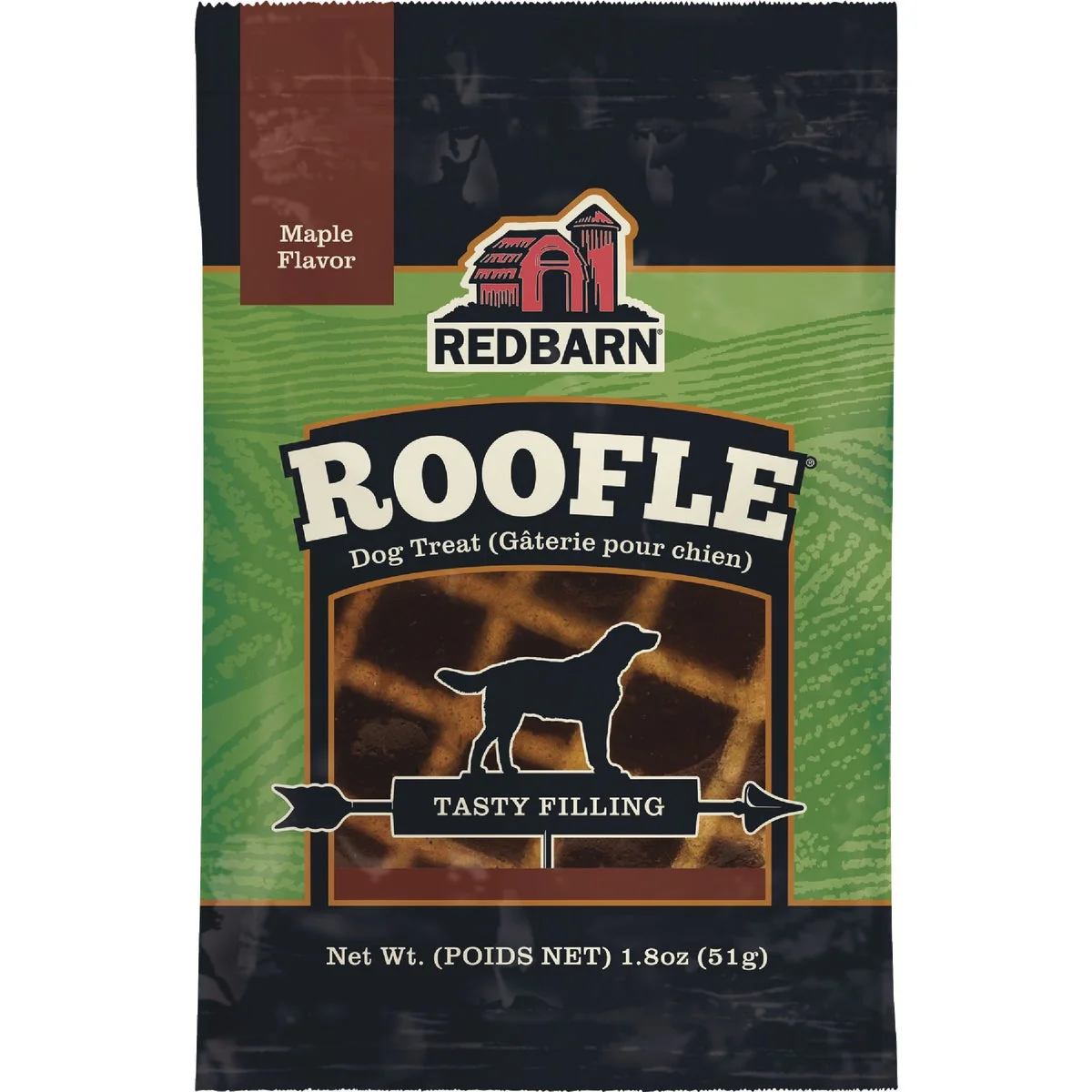 Artisan Redbarn Roofle 1.8 Oz. Maple Flavor Dog Treat Flexible