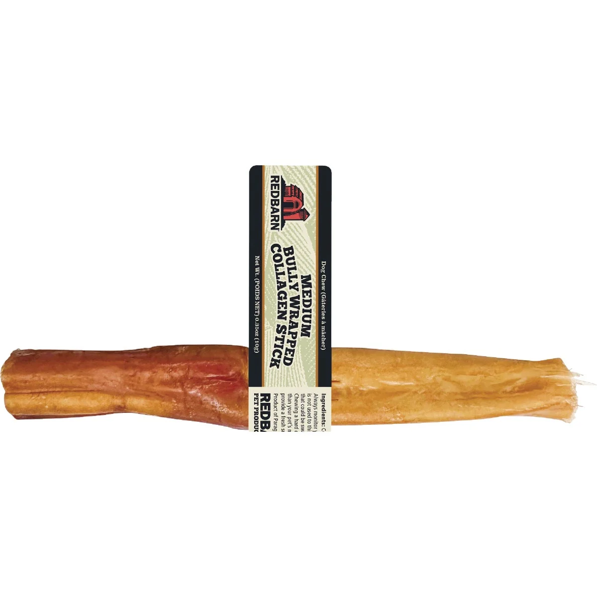 Dependable Redbarn Medium Bully Wrapped Collagen Stick Dog Treat Casual