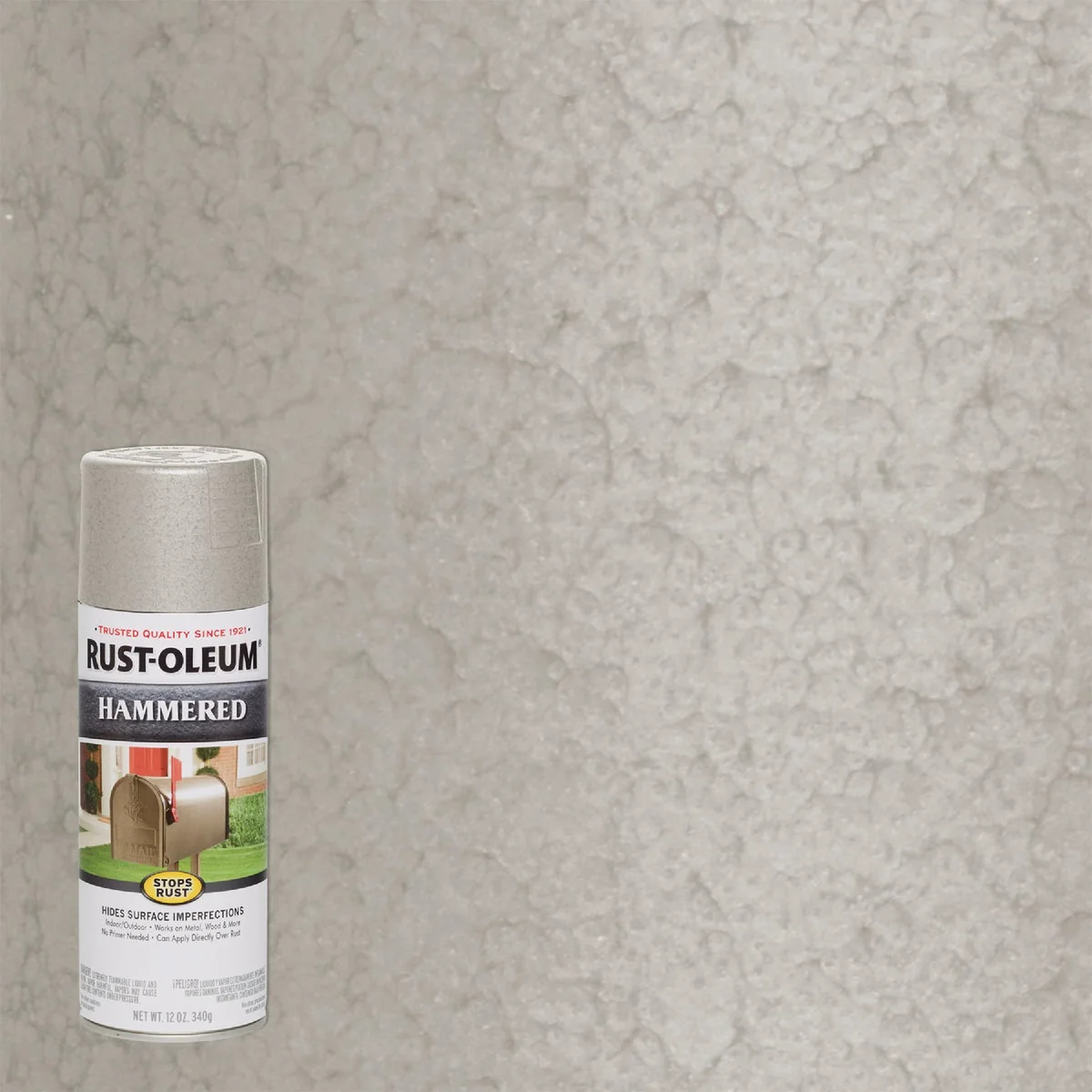 Fine Rust-Oleum Stops Rust White 12 Oz. Hammered Spray Paint Healthy