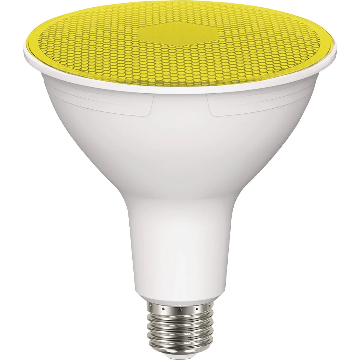 Solid Satco 100W Equivalent PAR38 Medium Base Yellow LED Light Bulb Professional