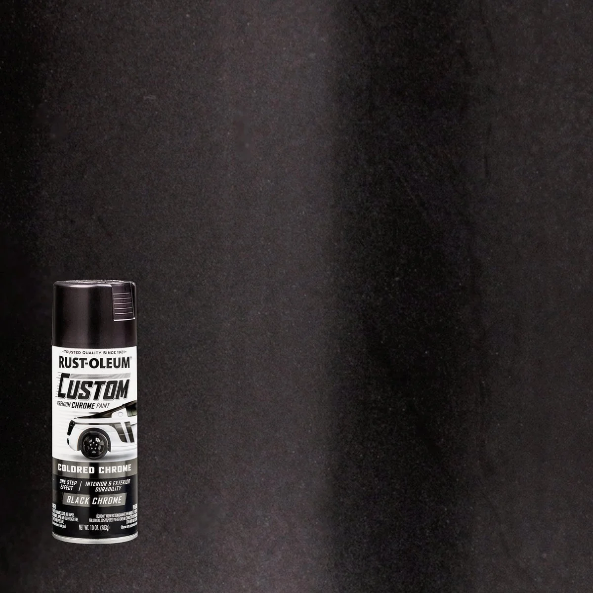 Superior Rust-Oleum 10 Oz. Custom Colored Automotive Spray Paint Black Chrome Pure