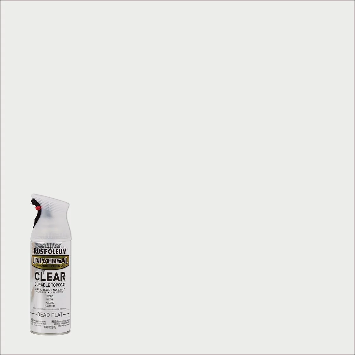 Crafted Rust-Oleum Universal 11 Oz. Topcoat Spray Paint Dead Flat Clear Original Design