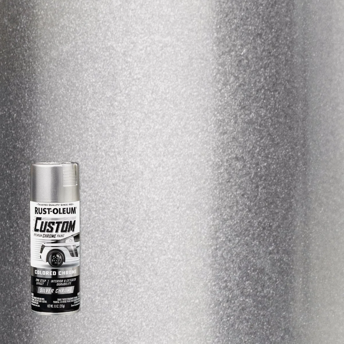 Original Design Rust-Oleum 10 Oz. Custom Colored Automotive Spray Paint Silver Chrome Responsible