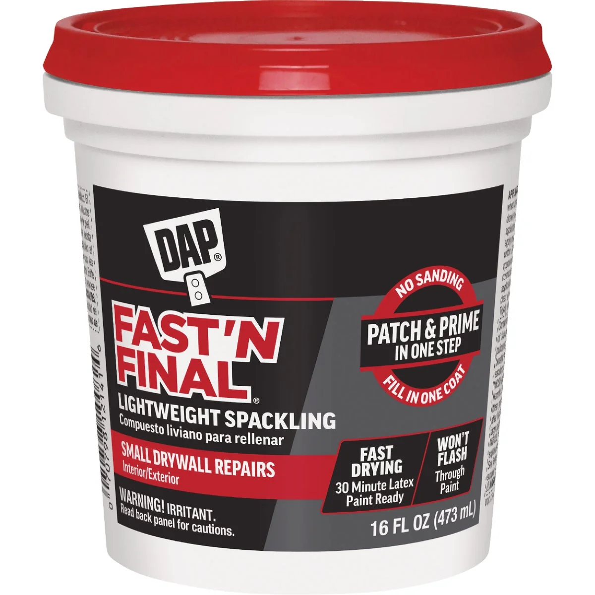 Green Dap Fast 'N Final 1 Pt. Lightweight Latex Patch Prime Spackling