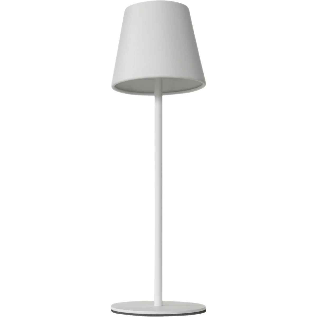Comfortable Westek Amerelle Denver Matte White Rechargeable Indoor Outdoor LED Lamp Practical