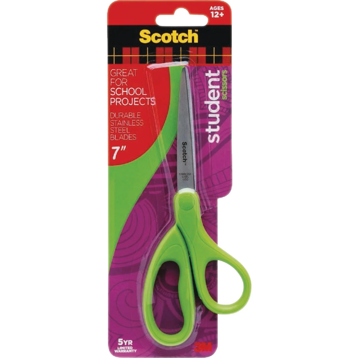 Modern Scotch 7 In. Student Scissors Eco-Friendly