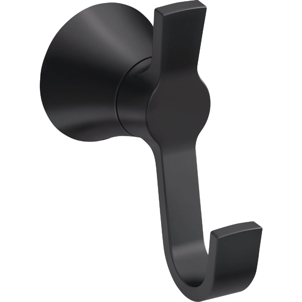Modern Moen Mikah Matte Black Single Robe Hook Certified