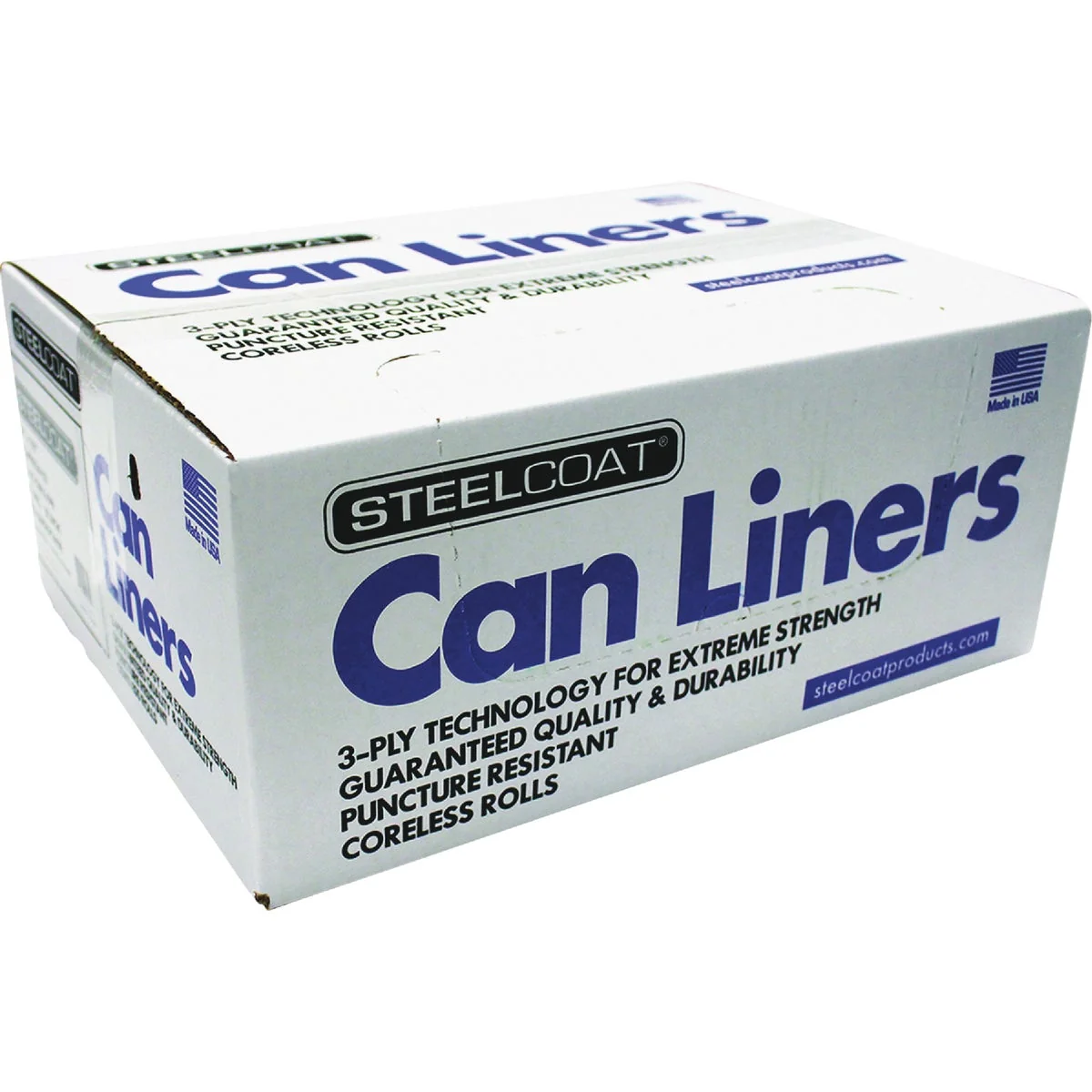 Effective Steelcoat 40-50 Gal. Black Institutional Can Liner 100-Count Sophisticated