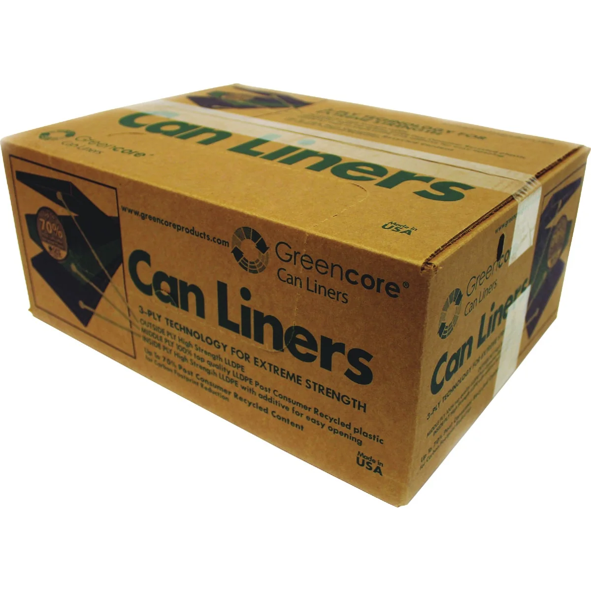 Specialty Steelcoat Slim Jim 23-24 Gal. Clear Can Liner 200-Count Certified