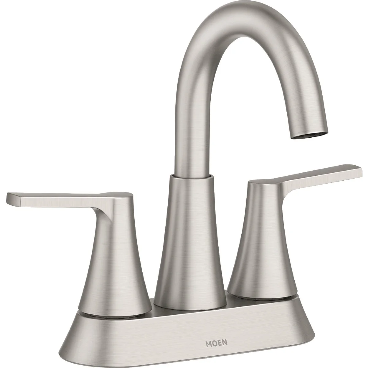 Reliable Moen Mikah 2-Handle High Arc Bathroom Faucet Spot Resist Brushed Nickel Trendy