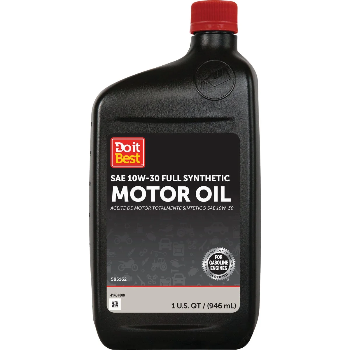 Eco-Friendly Do it 1 Qt. 10W-30 Full Synthetic Oil Detailed