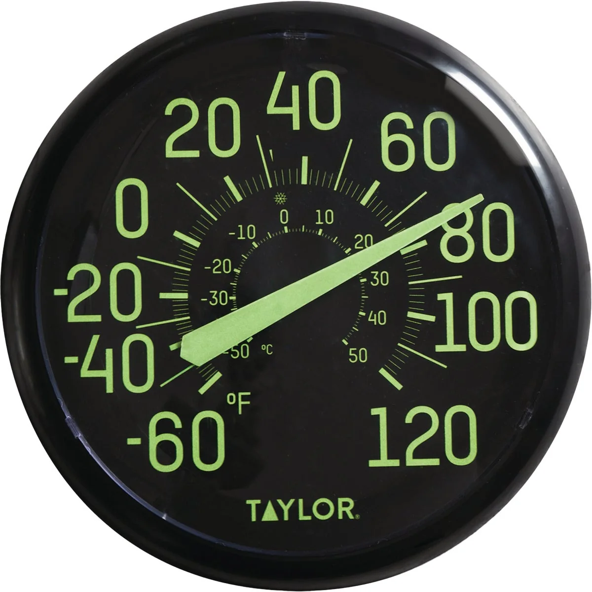 Outstanding Taylor 13.25 In. Glow In Dark Numbers Dial Thermometer Artisan