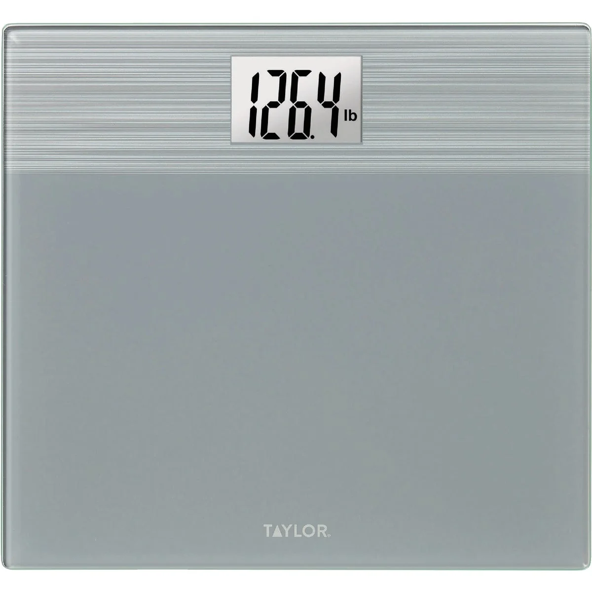 Certified Taylor Digital 550 Lb. Gray Bath Scale Recyclable