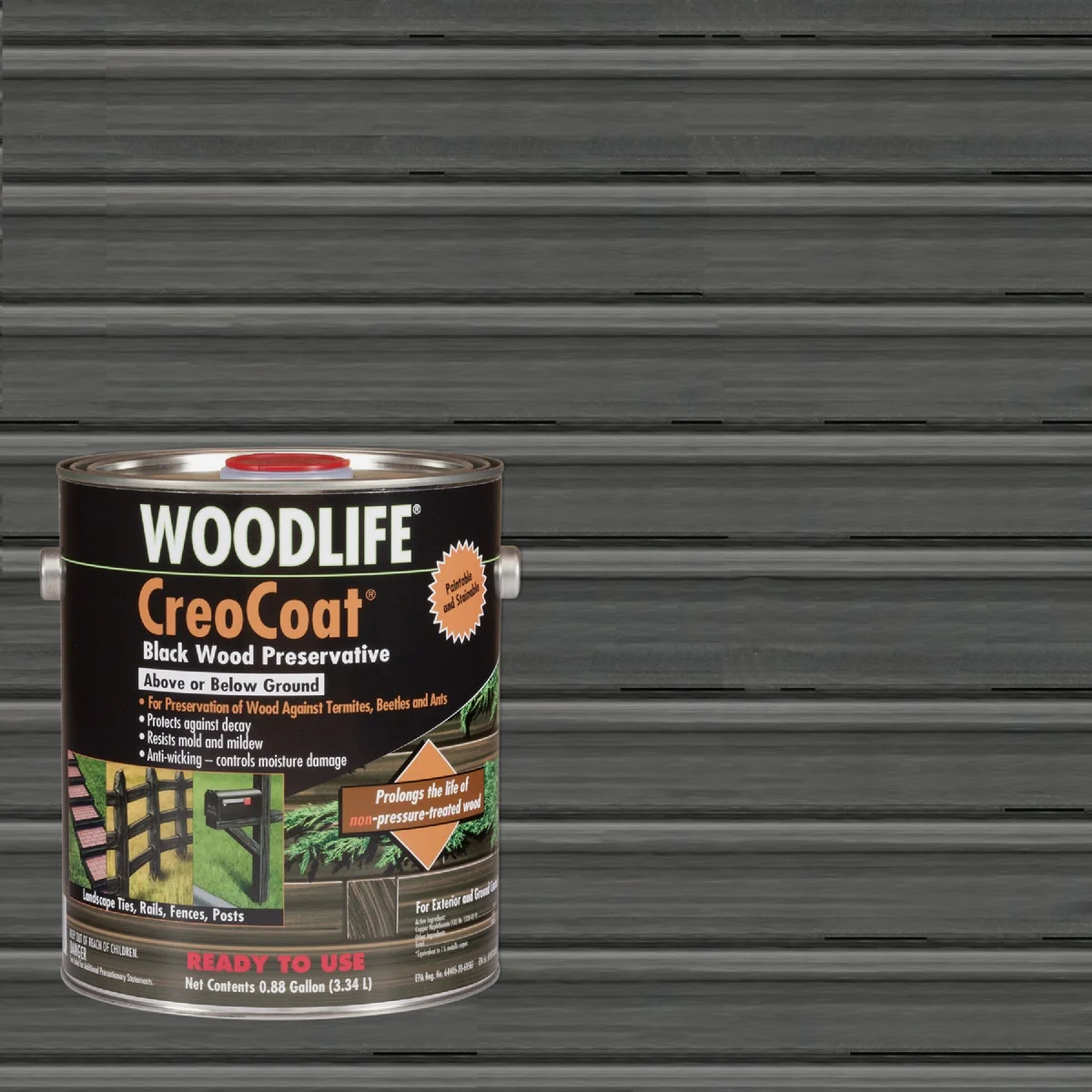 Premium Material Wolman Woodlife CreoCoat 1 Gal. Black Wood Preservative Crafted