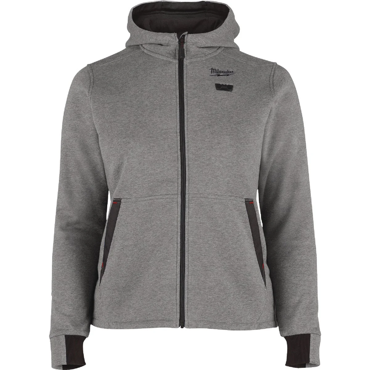 Expertly Made Milwaukee M12 Women's Medium Gray Full-Zip Heated Hoodie Kit Smart