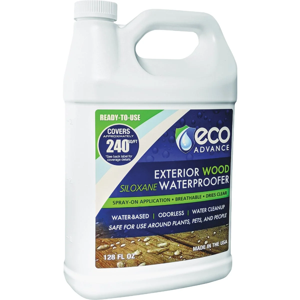 Refined Eco Advance Exterior Wood Water Repellent Sealer 1 Gal. Clear Original Design