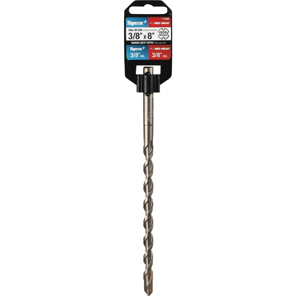 Convenient Tapcon 3 8 In. x 8 In. SDS-Plus Rotary Hammer Drill Bit Pure
