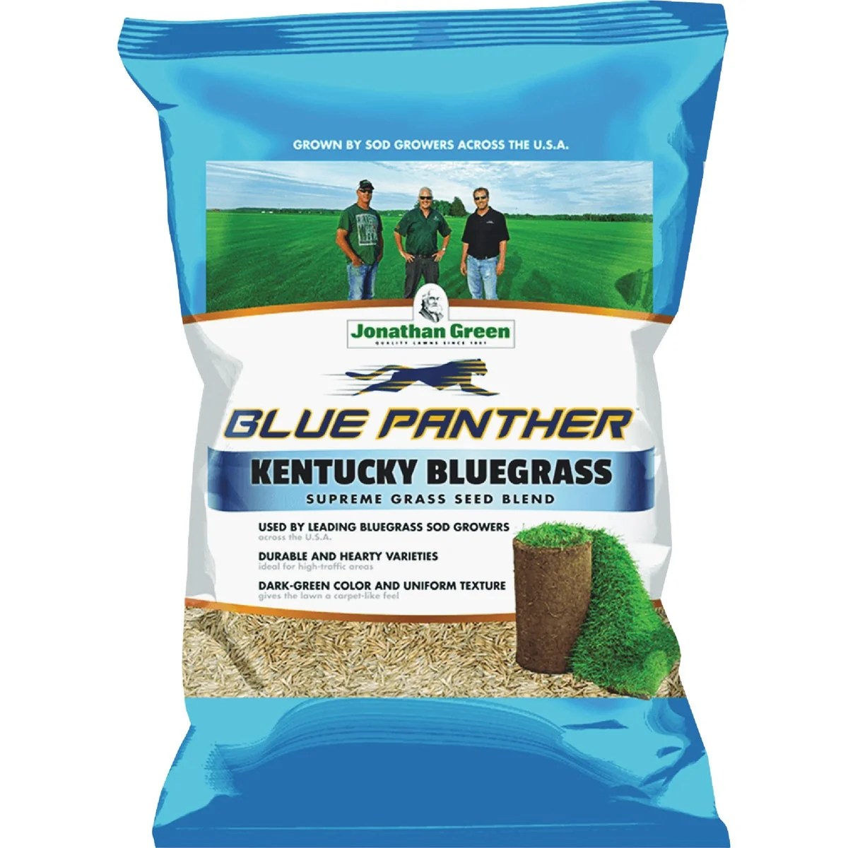 Safe Blue Panther Kentucky Bluegrass 25 Lb. 20 000 Sq. Ft. Grass Seed Reusable