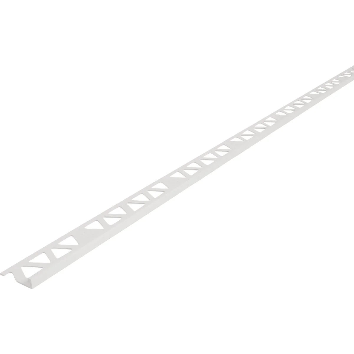 Powerful M-D Building Products 3 8 In. x 96 In. Bright White Aluminum Tile Edge Artisan