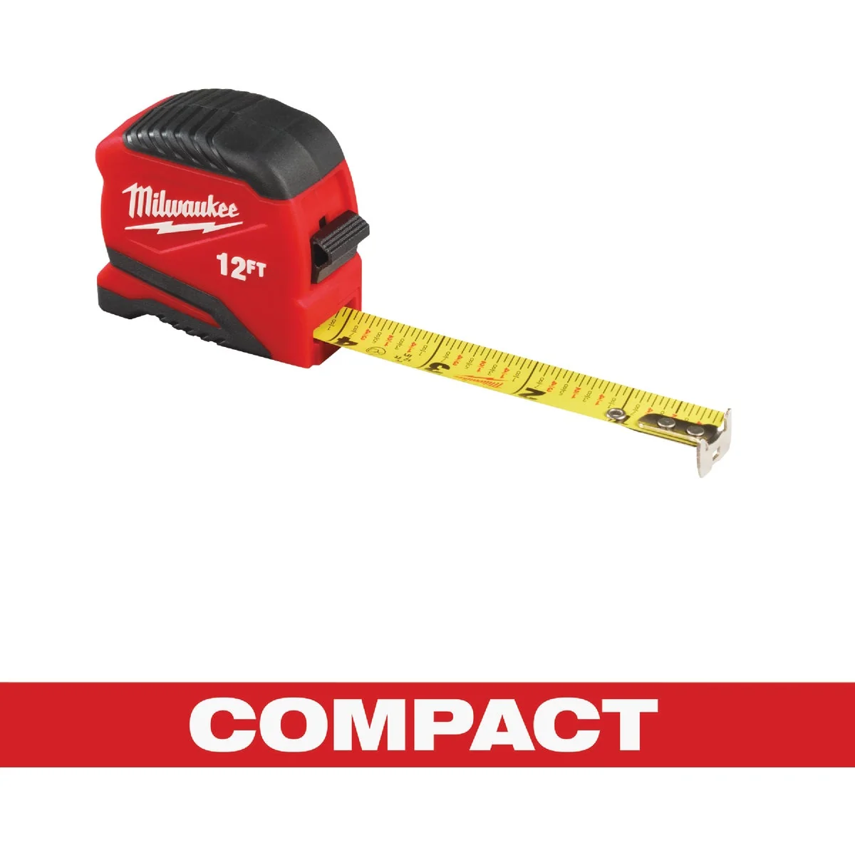 Optimized Milwaukee 12 Ft. Compact Tape Measure Modern